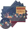 Maison d' Hermine Placemats Set of 4 100% Cotton - Festive Table Mats