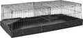 Leakproof Canvas Bottom Guinea Pig Cage with Divider - Large Habitat
