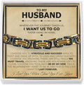 Classic Steel Bracelet for Men Gift Set - Romantic Husband Gift