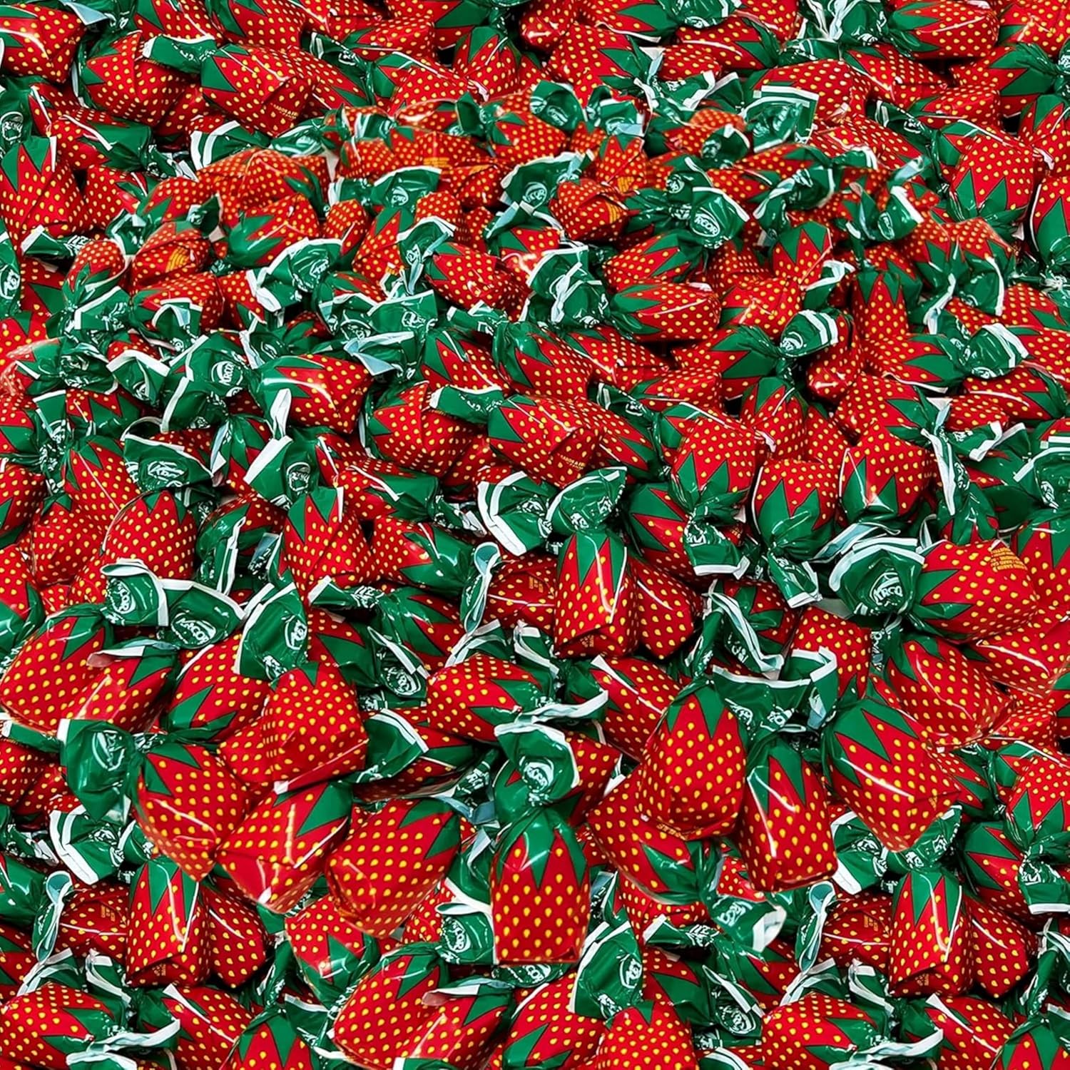 Halloween Strawberry Hard Candy Filled with Real Fruit Pulp