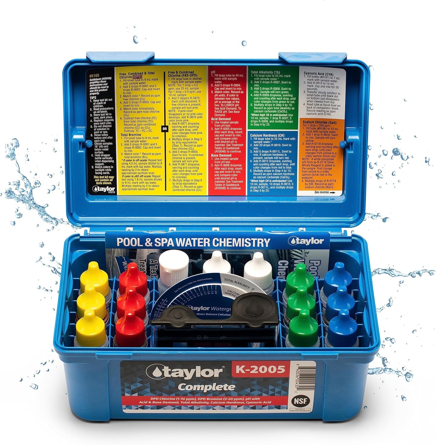 Taylor K2005 High Range Test Kit for Pool Water Quality
