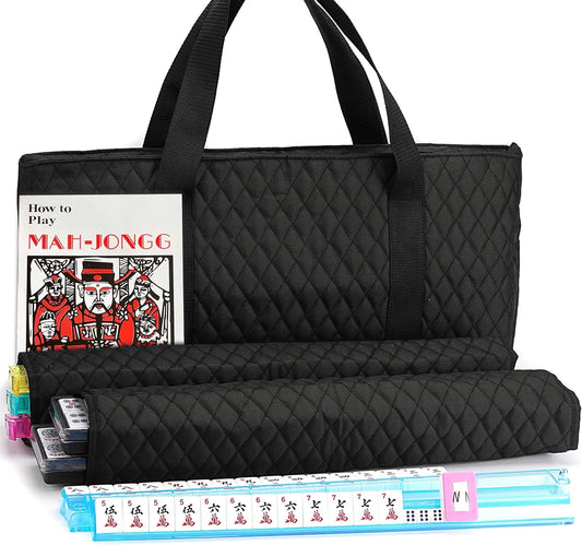 American Mahjong Game Set with Premium Tiles and Accessories