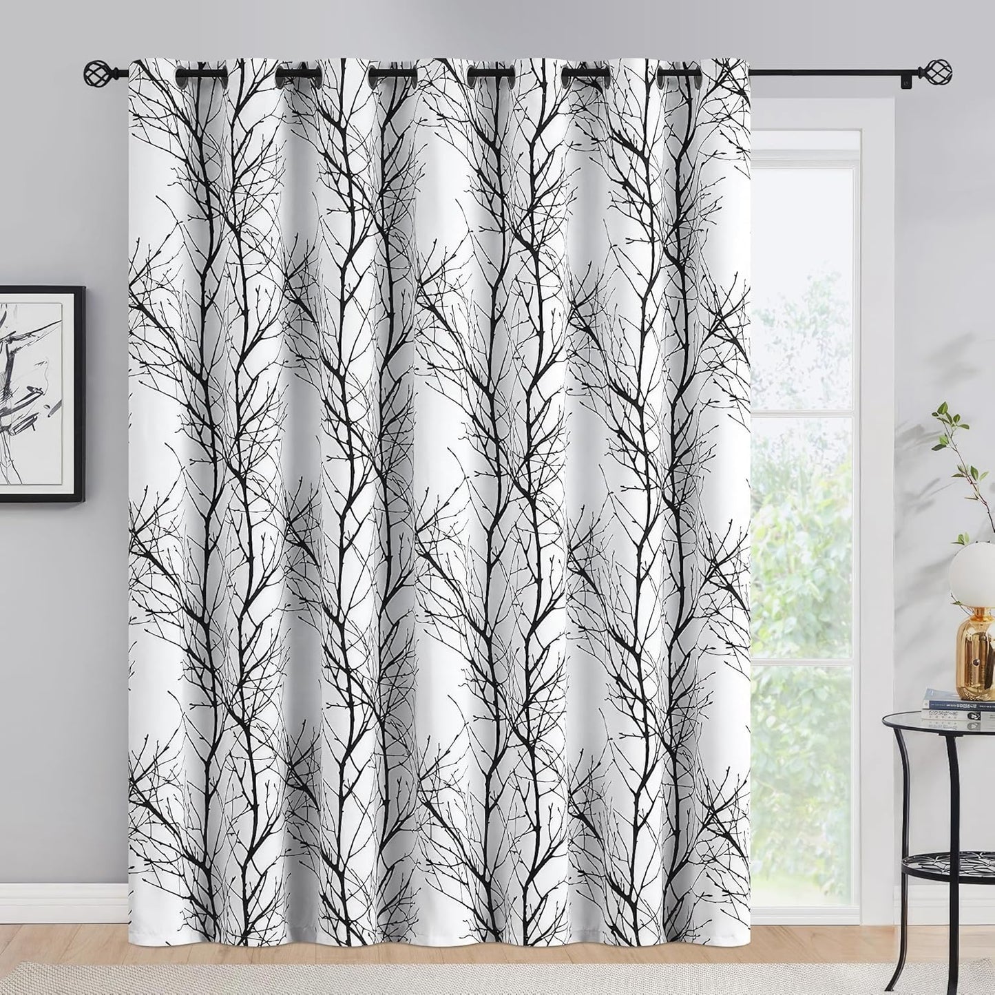 100% Blackout Patio Sliding Glass Door Curtains for Home Decor