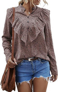 PRETTYGARDEN Women's Casual Loose Chiffon Blouse for Summer Wear