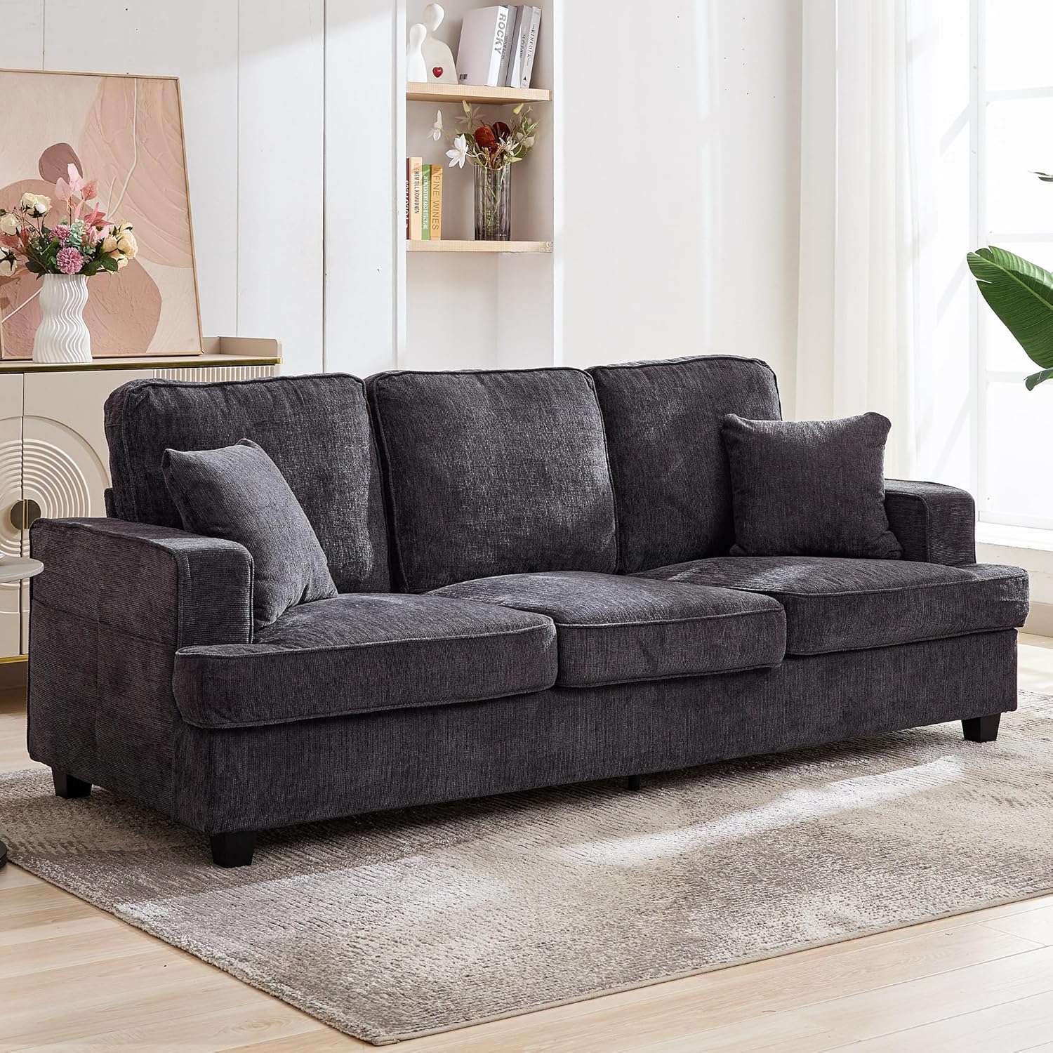 89 inch Cloud Couch Sofa for Living Room with Comfy Deep Seats