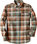 Comfortable long sleeve cotton flannel shirt for men by Dubinik