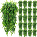 Geosar 20 Pcs 32 in Artificial Hanging Boston Ferns - Lifelike