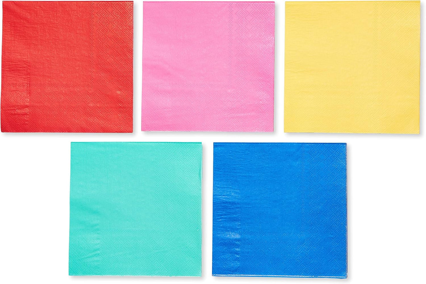 50 Multicolor Lunch Napkins for All Occasions