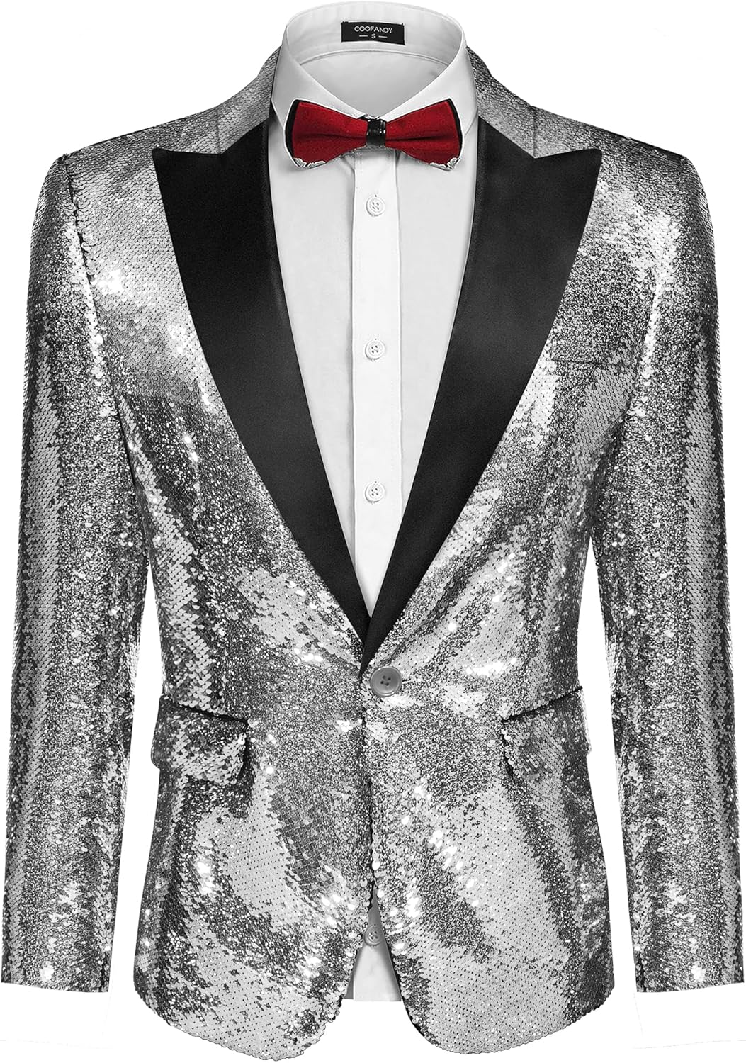 Mens Sequin Blazer Tuxedo for Parties and Weddings - Stylish Look