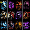 Youtheart Villains Diamond Art 5D Full Drill Cross Stitch Kit - Fun