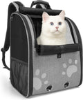 Cat Backpack Carrier with Comfort Handle and Reflective Strips
