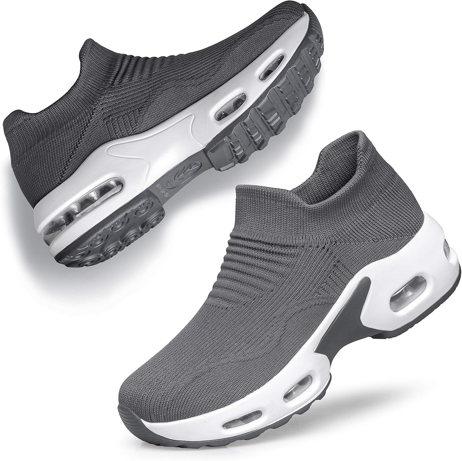 DOUSSPRT Womens Walking Shoes Slip on Air Cushion Sneakers
