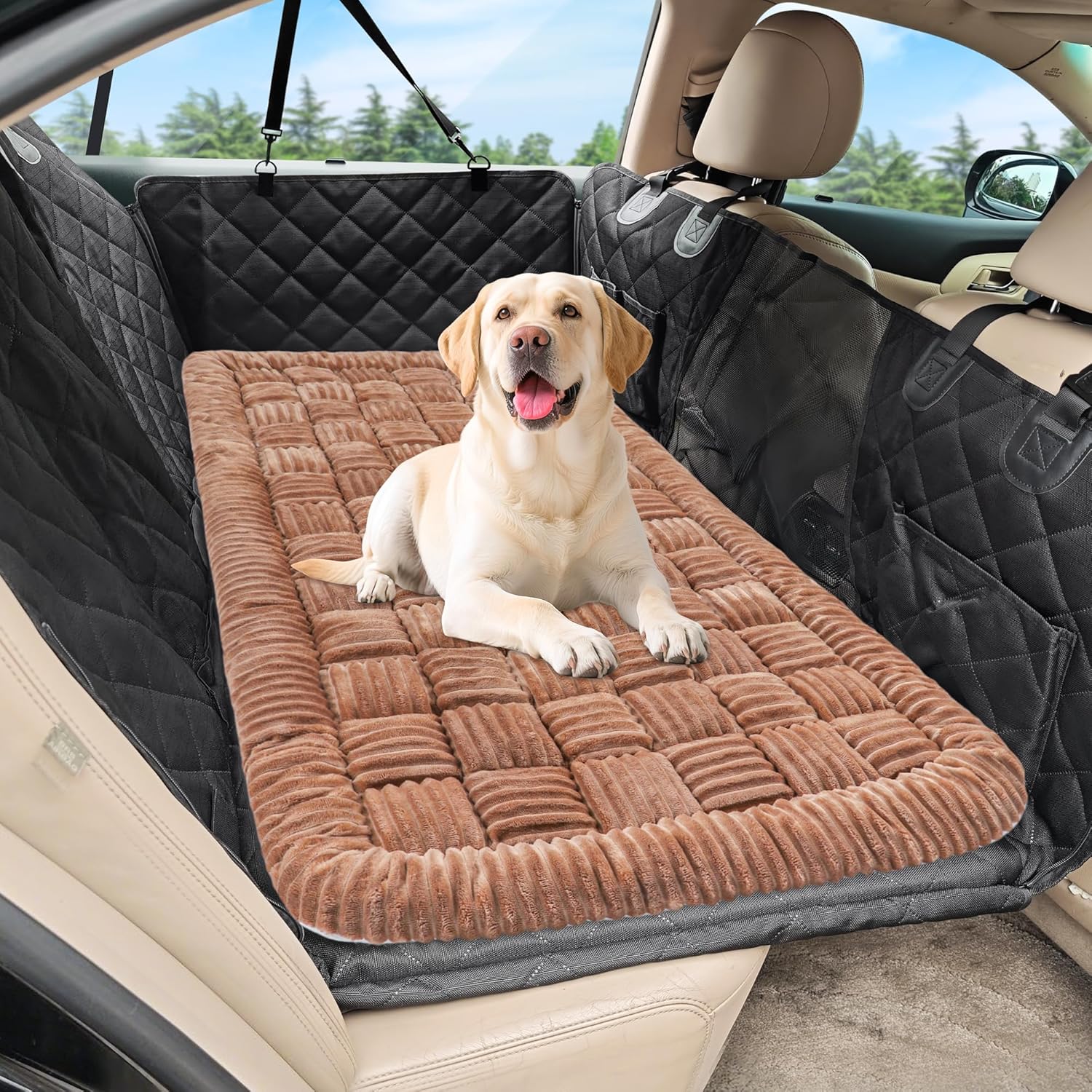 Non-Slip Dog Car Bed Mat for Comfort and Safety on the Road