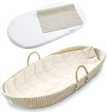 BEBE BASK Premium Baby Changing Basket - Sustainable Seagrass