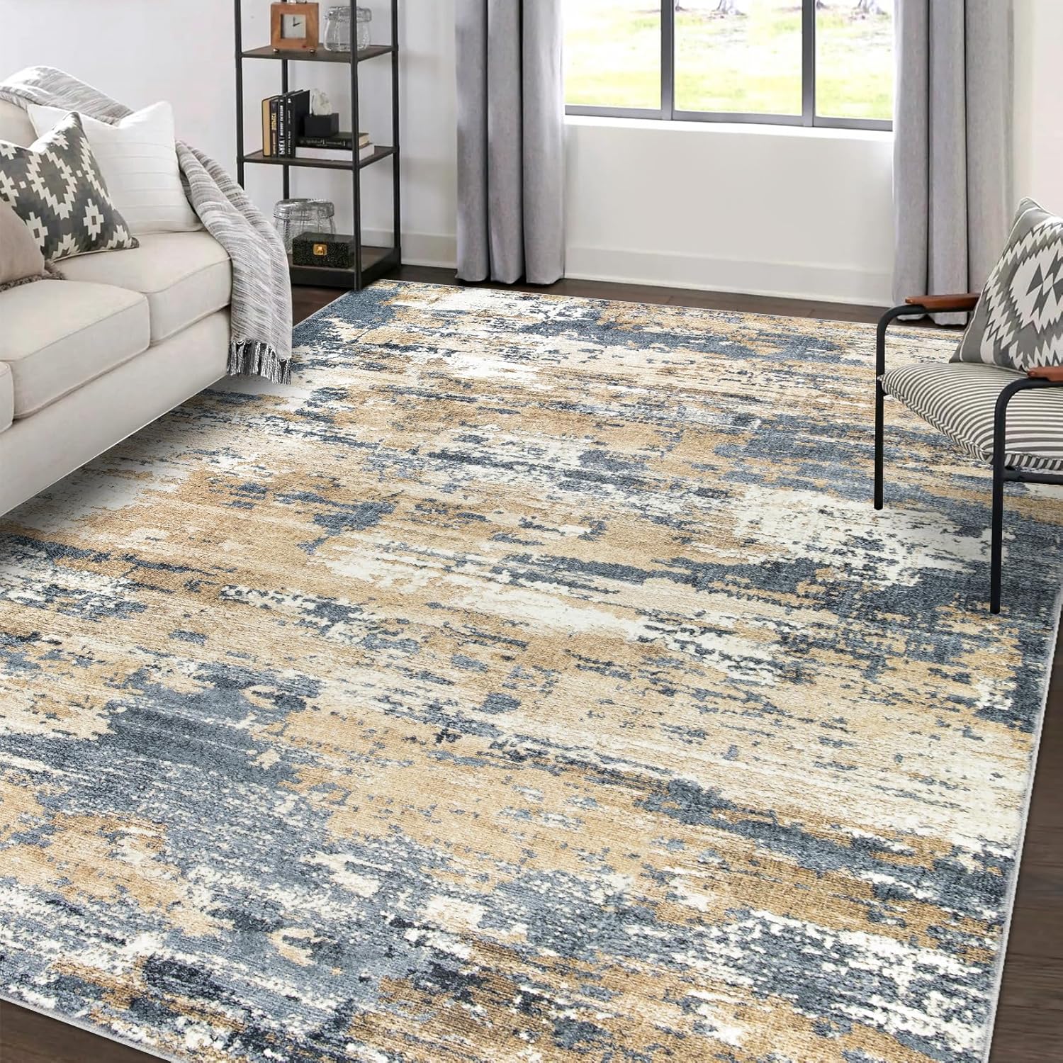 Large Soft Washable Area Rugs 8x10 for Living Room Decor