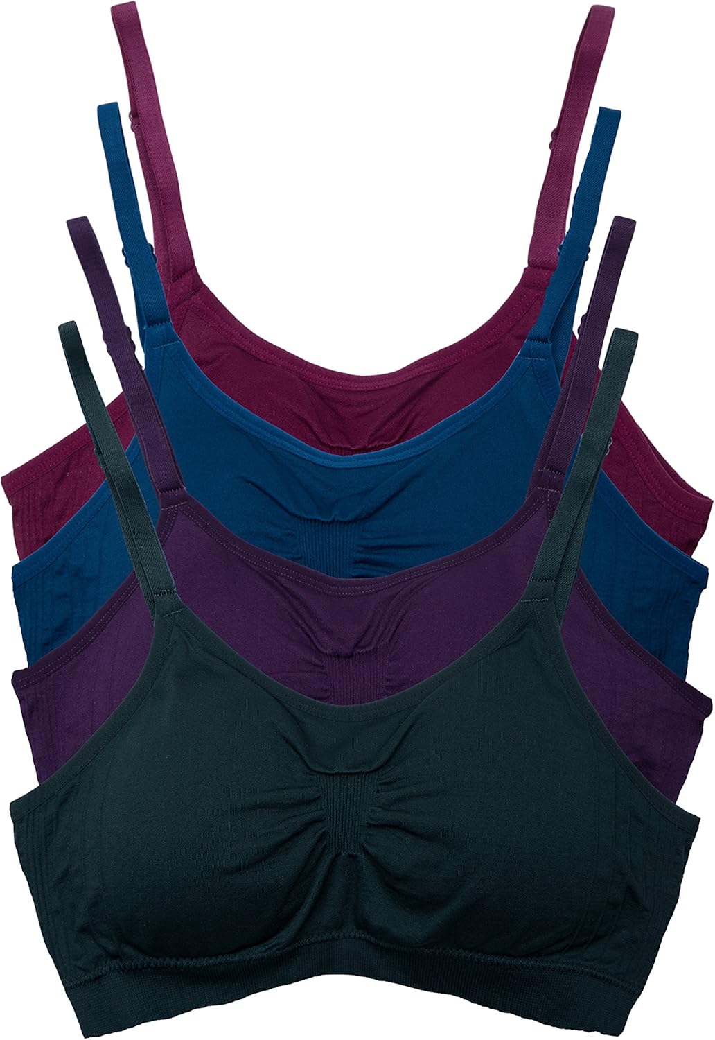 Kalon 4 Pack Womens Cami Bras for Ultimate Comfort and Style