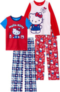 Hello Kitty Girls Pajama Pants and Sleep Shirt Set for Kids