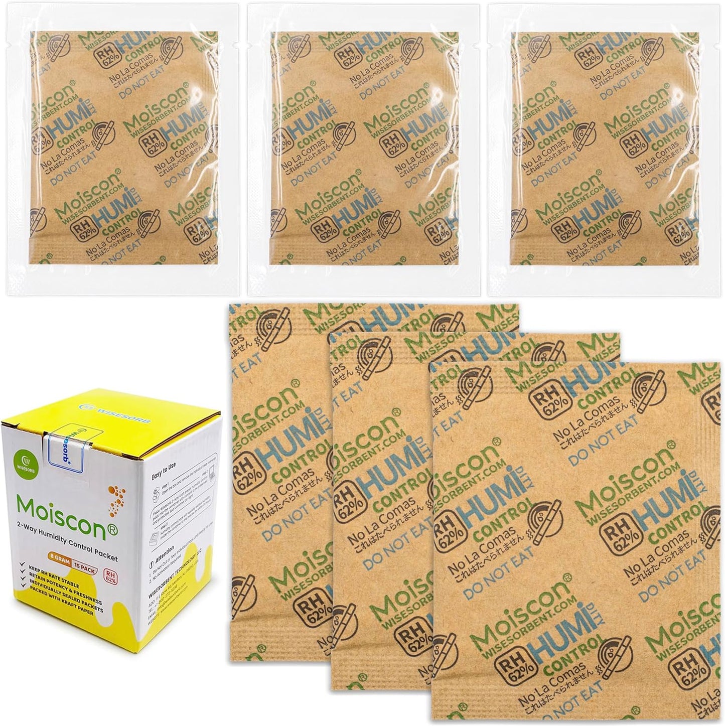 Two-Way Humidity Control Packs for Optimal Freshness and Potency