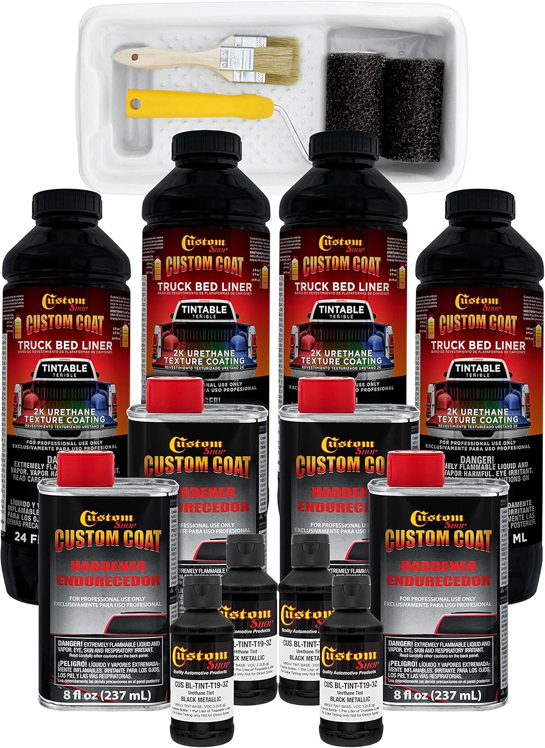 Custom Coat Black Metallic 1 Gallon Truck Bed Liner Kit Review