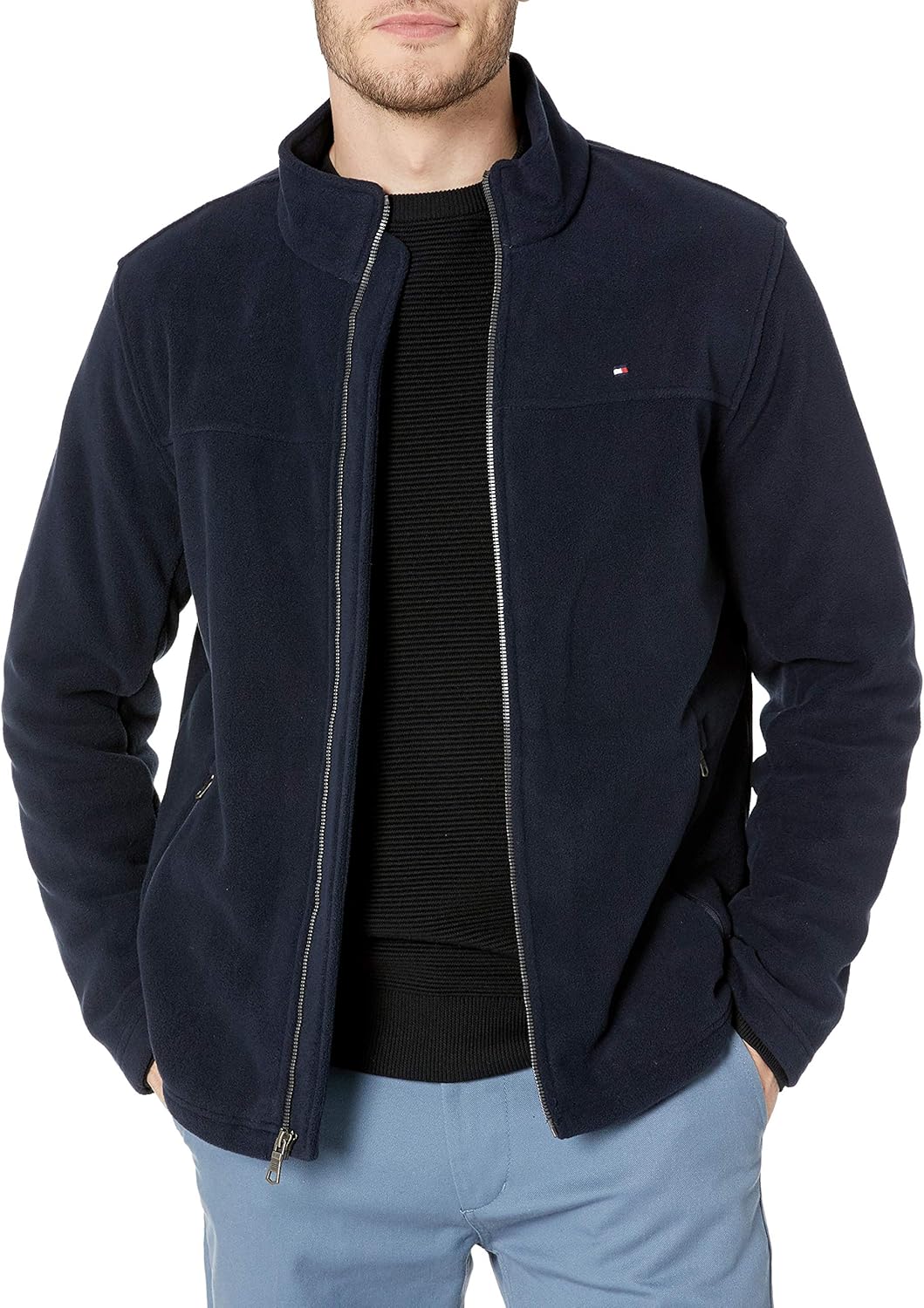 Tommy Hilfiger Men's Classic Zip Front Polar Fleece Jacket Review