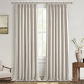 Primitive Curtain 112 in Long Pinch Pleated Blackout Drapes - Full