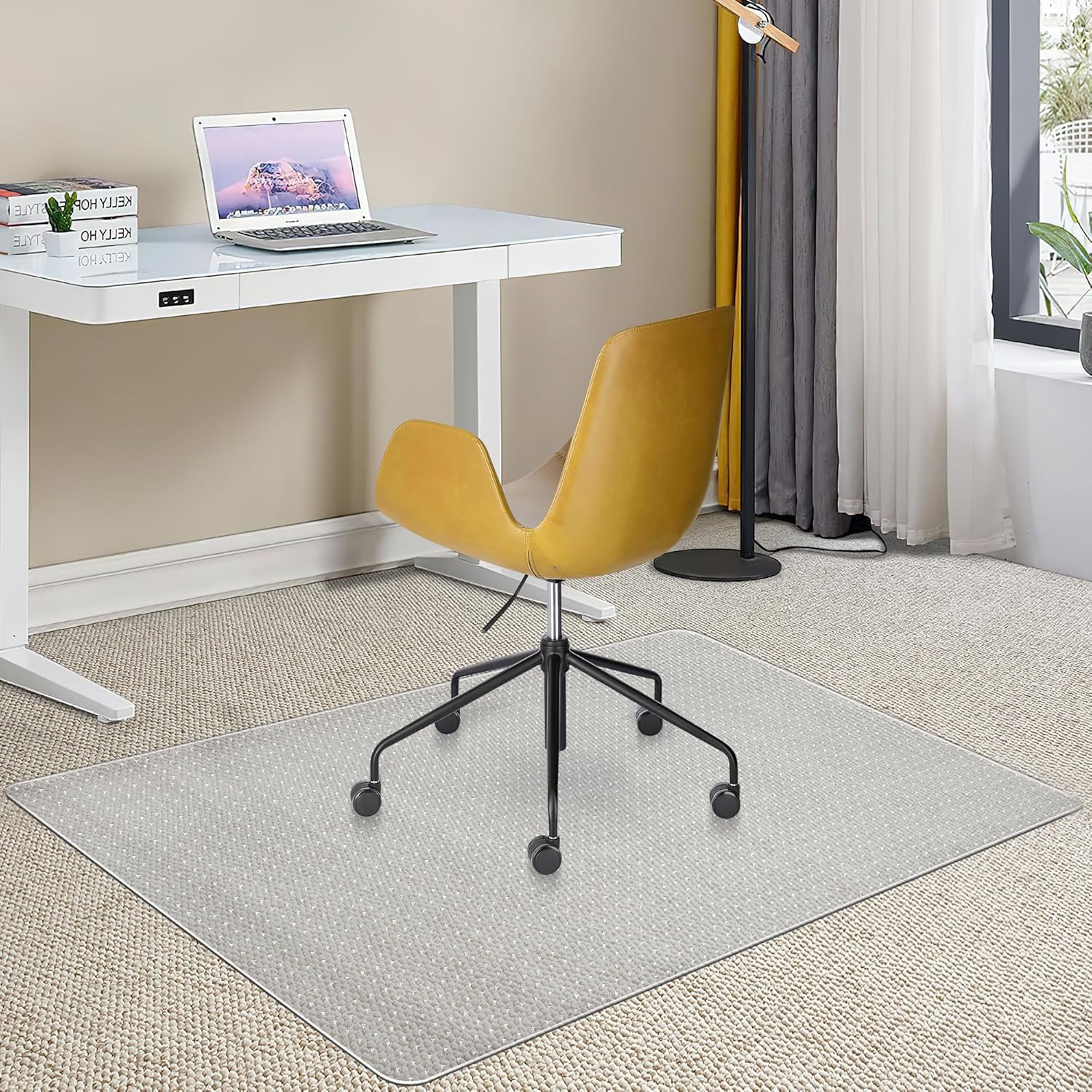 Office Chair Mat for Carpet Floors - Premium Polycarbonate Design