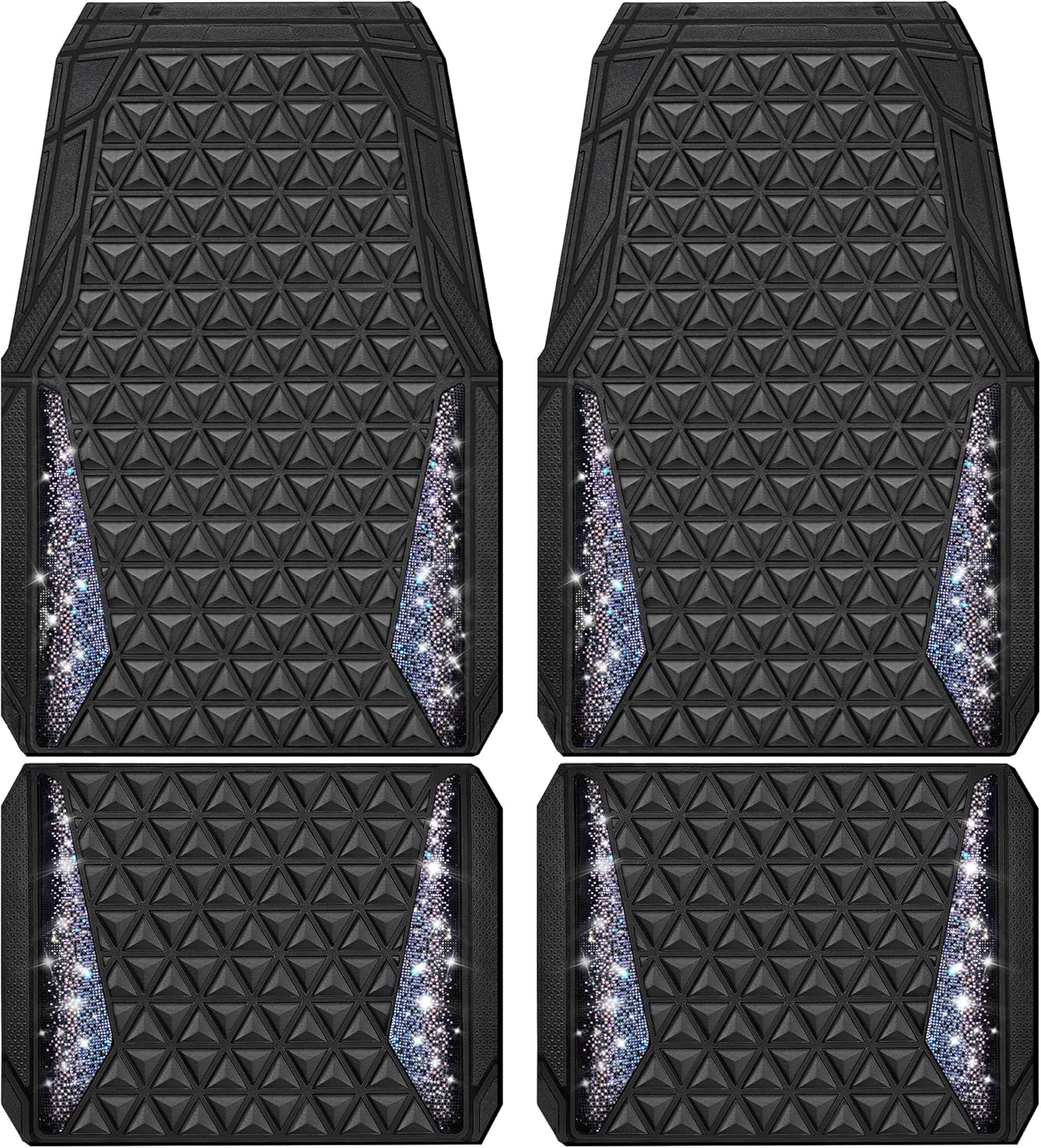 CAR PASS Dazzle Colour Change Car Mats for Women SUVs