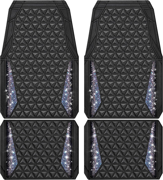 CAR PASS Dazzle Colour Change Car Mats for Women SUVs