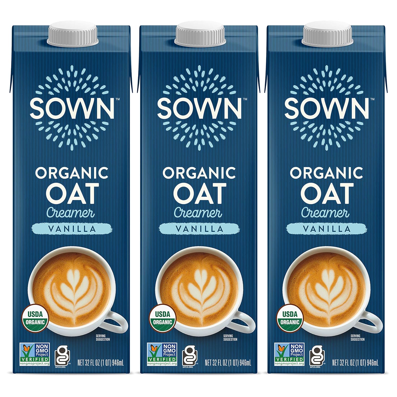 SOWN Organic Vanilla Oat Creamer - Dairy-Free Barista Blend