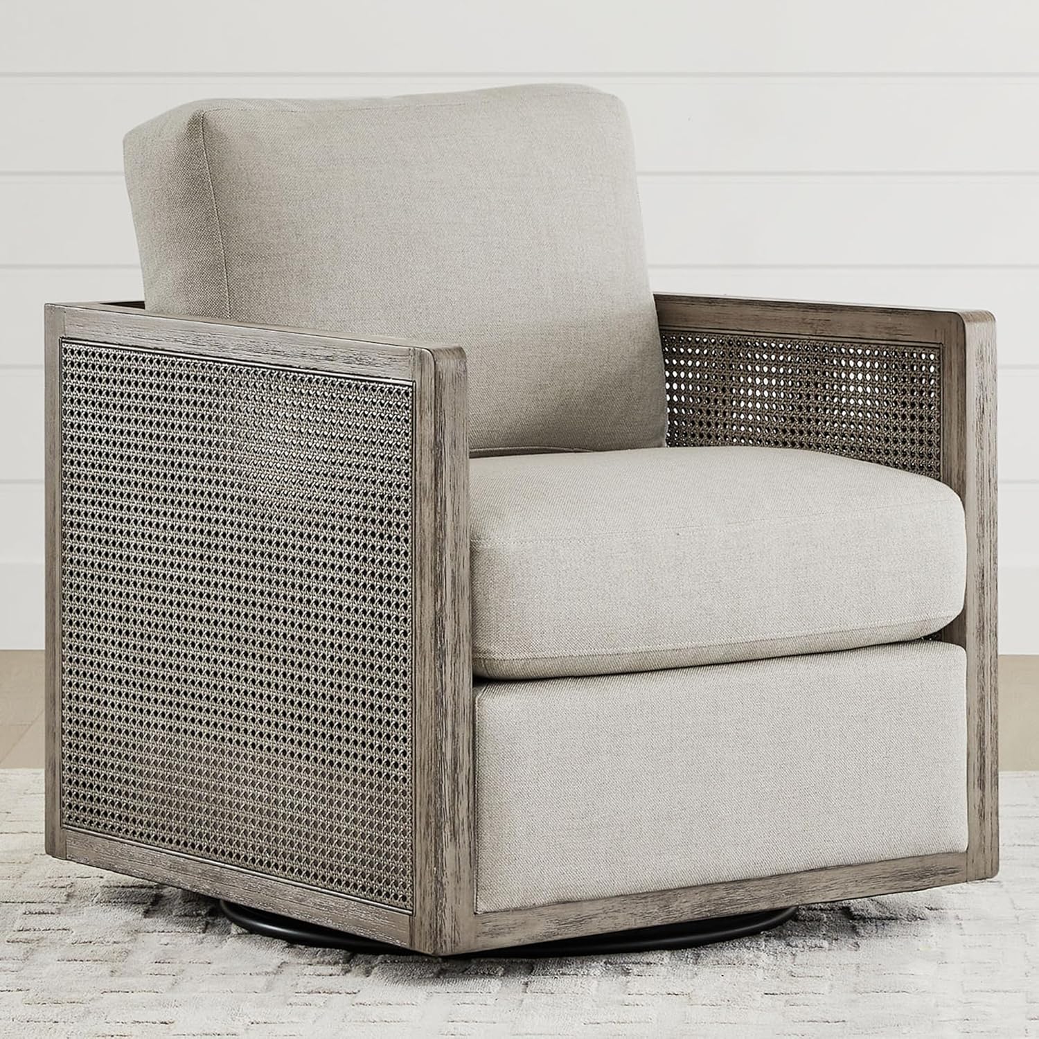 CHITA Swivel Rattan Arm Chair - Stylish Comfort