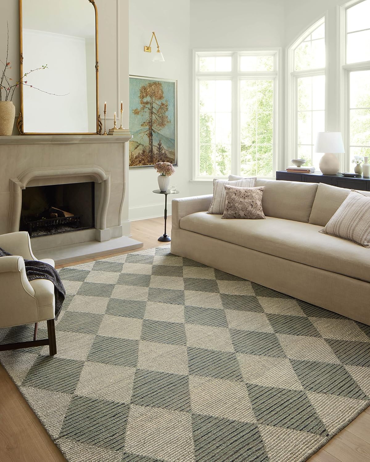 Chris Loves Julia Francis Collection Runner Rug - Spa/Granite