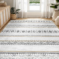 5x7 Area Rugs for Living Room - Moroccan Farmhouse Design