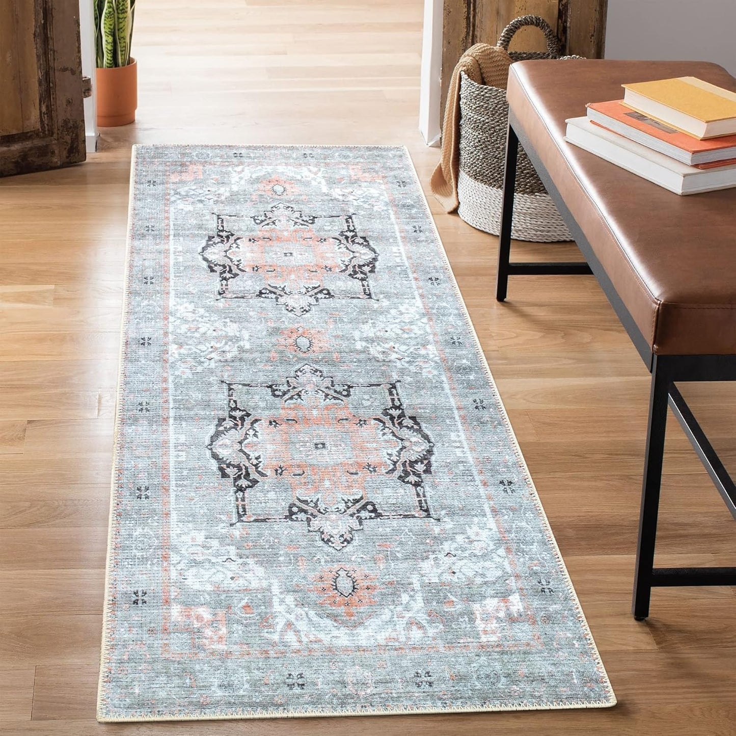 Bloom Rugs Washable Non-Slip 10 ft Runner for Any Space