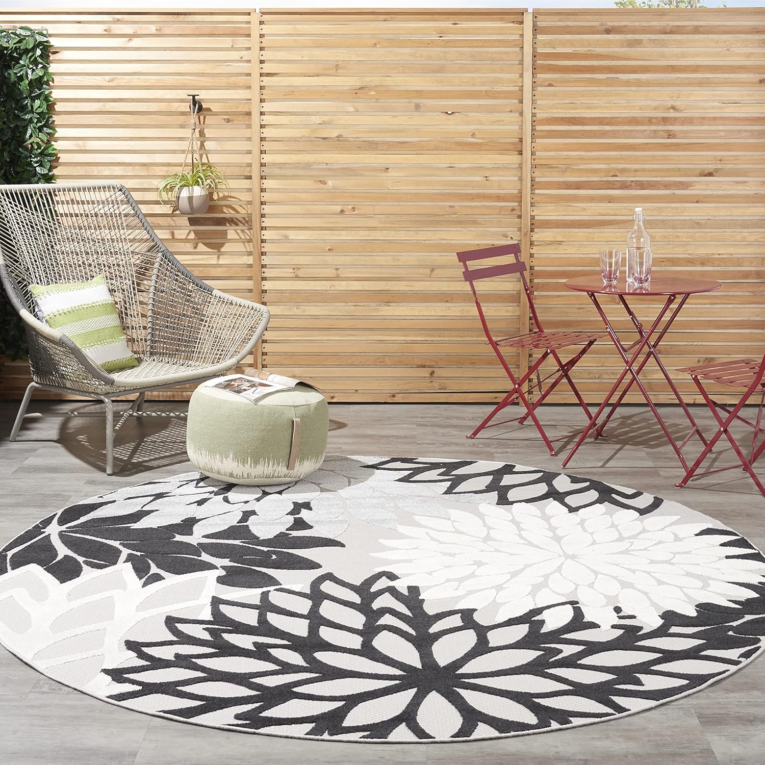 Nourison Aloha Indoor/Outdoor 7ft 10in Round Area Rug Review