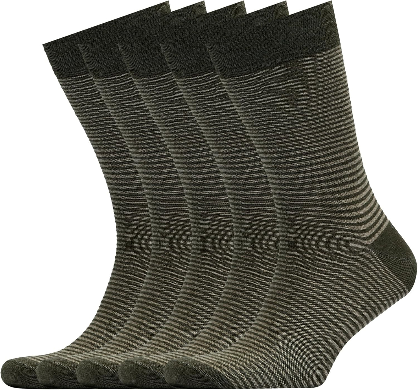 VRD Mens Dress Socks 5-Pack Assorted Patterns for Stylish Wear