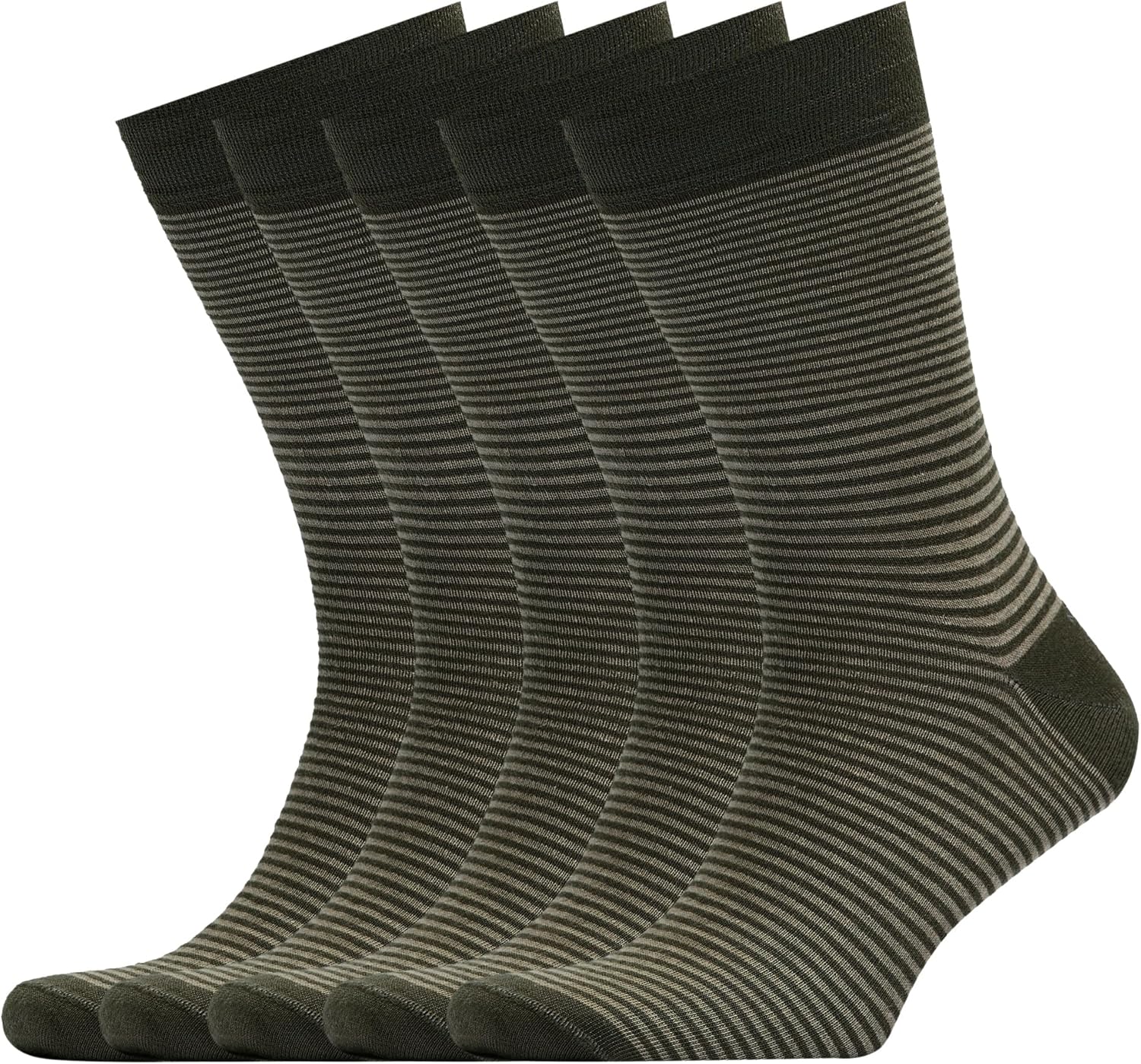 VRD Mens Dress Socks 5-Pack Assorted Patterns for Stylish Wear