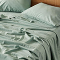 Bedsure Linen Sheets King Size - Breathable Cotton-Linen Blend