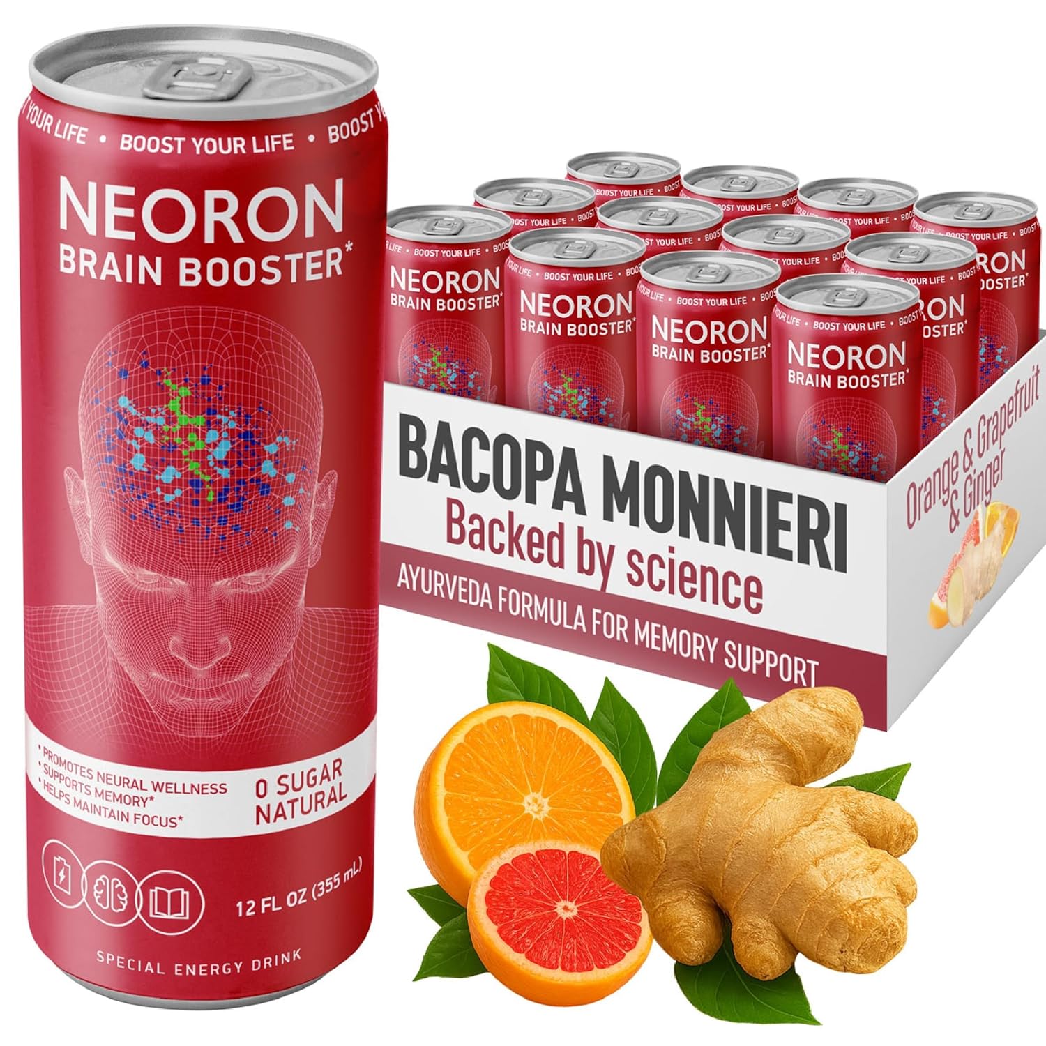 NEORON Brain Armor: Focus & Memory Support Nootropic Drink