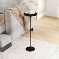Modern Black Pedestal Drink Table by HanStrong