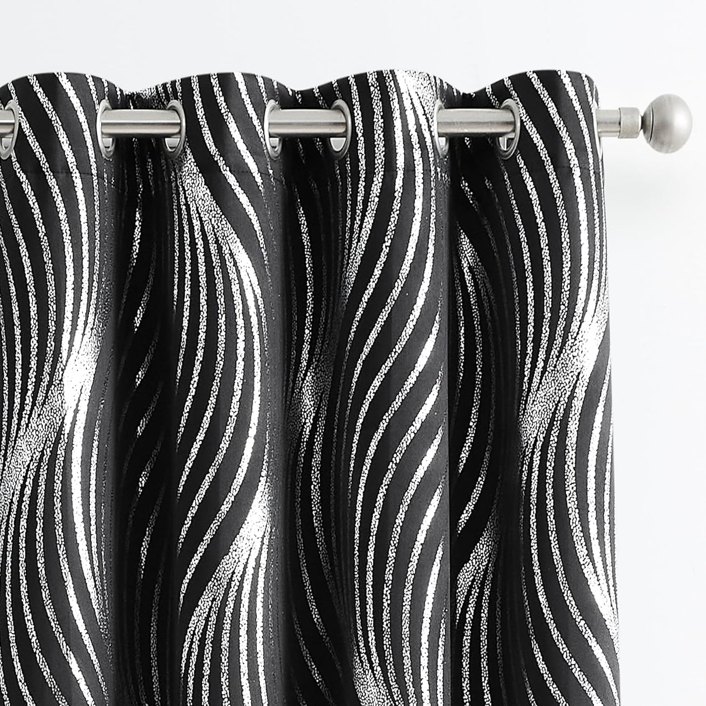 100% Blackout Curtains 84 Inches Long for Bedroom and Living Room