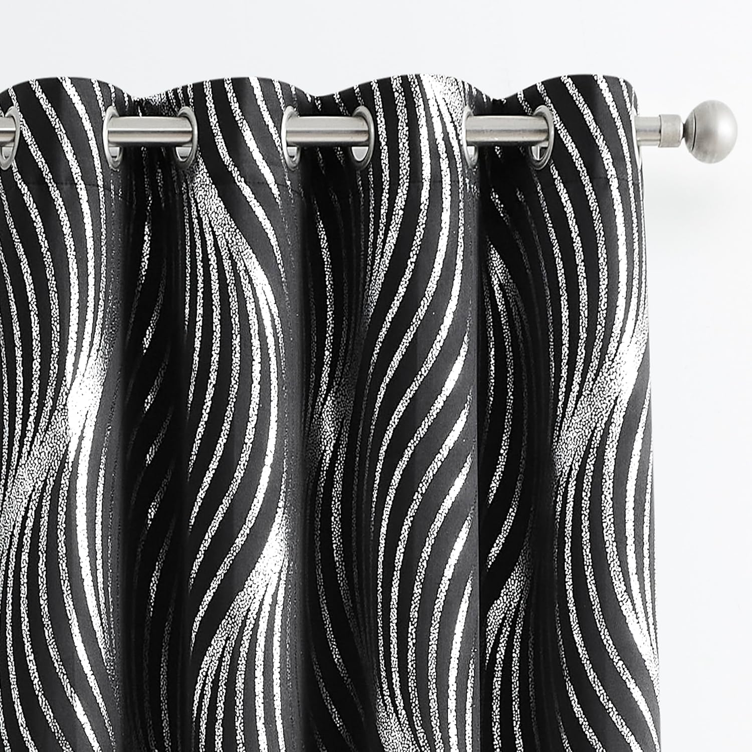 100% Blackout Curtains 84 Inches Long for Bedroom and Living Room