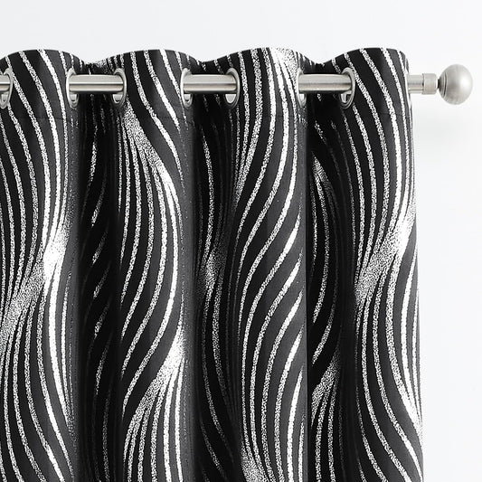 100% Blackout Curtains 84 Inches Long for Bedroom and Living Room