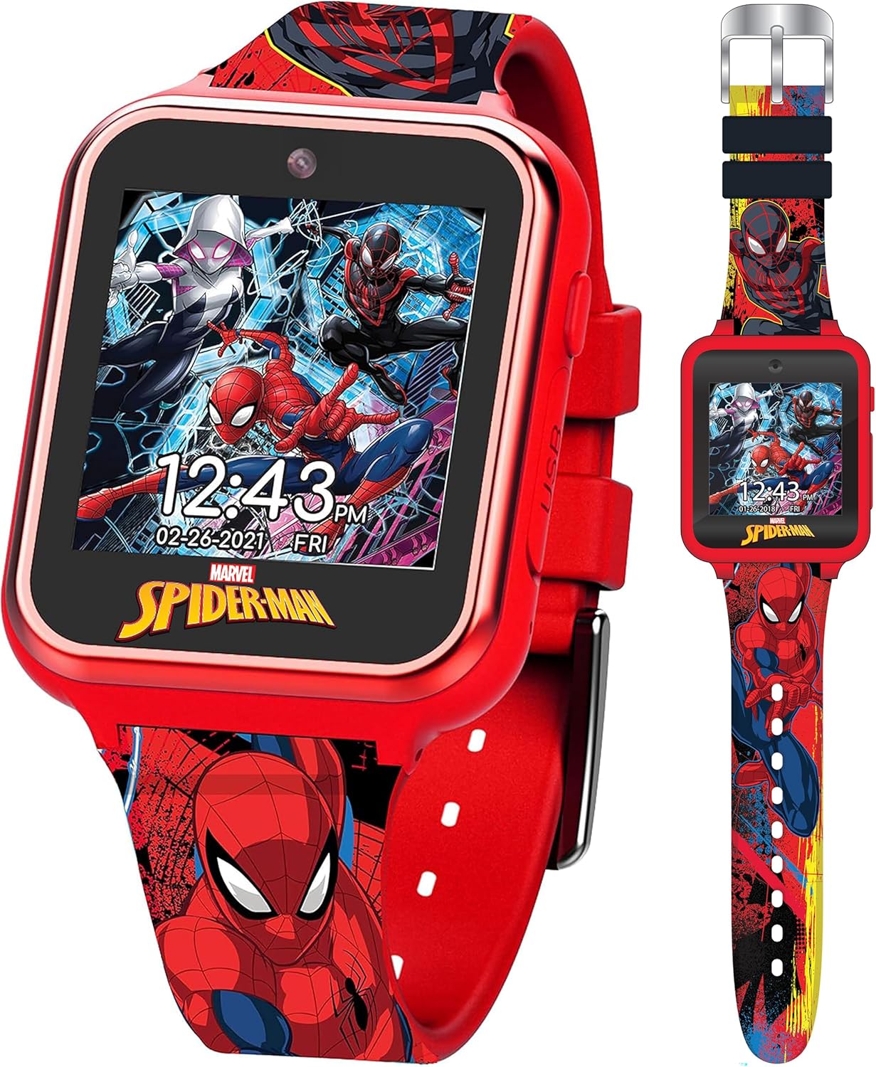 Spider-Man Kids Smartwatch with Interactive Features for Fun