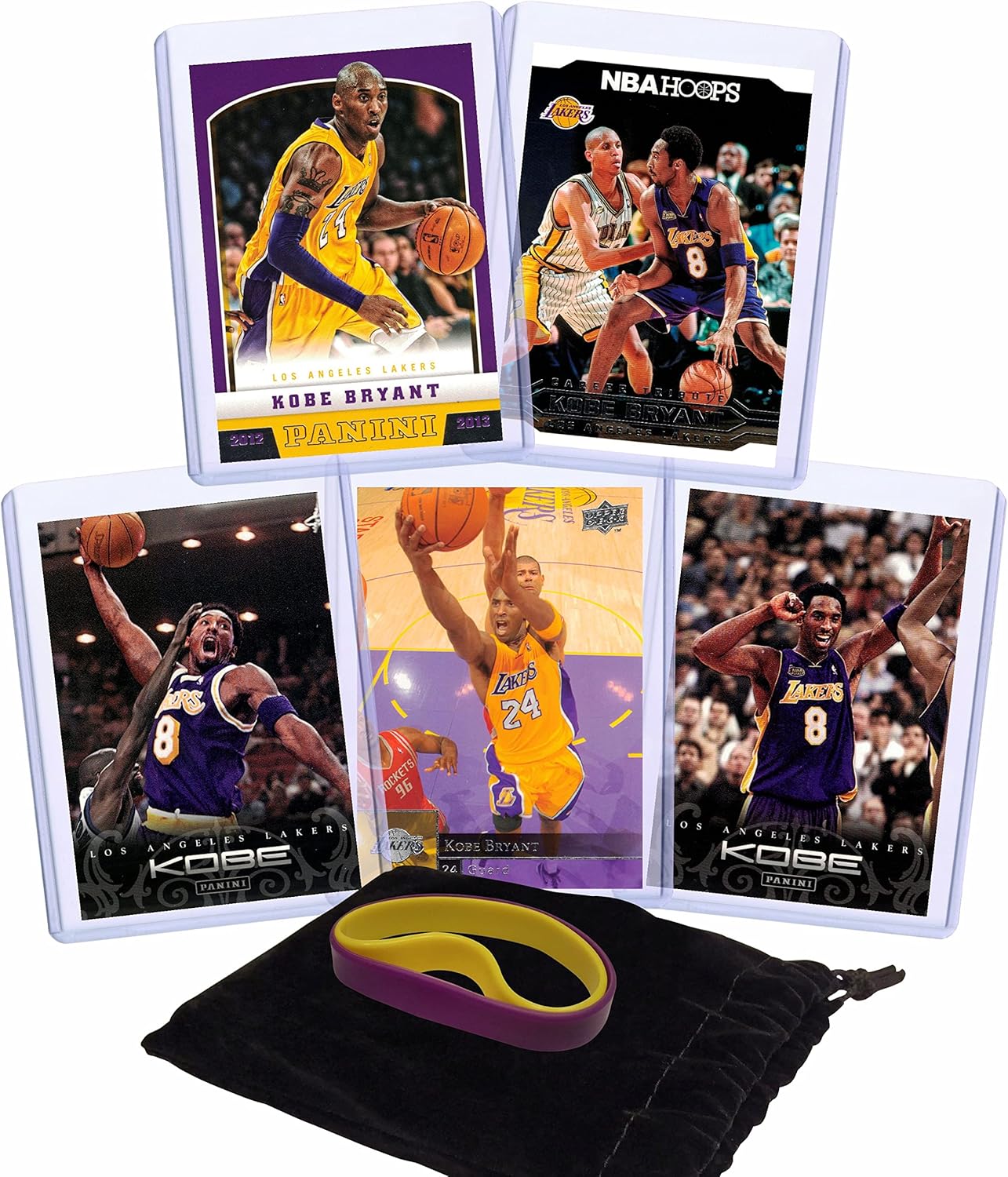 Kobe Bryant Assorted Basketball Cards Bundle for Collectors