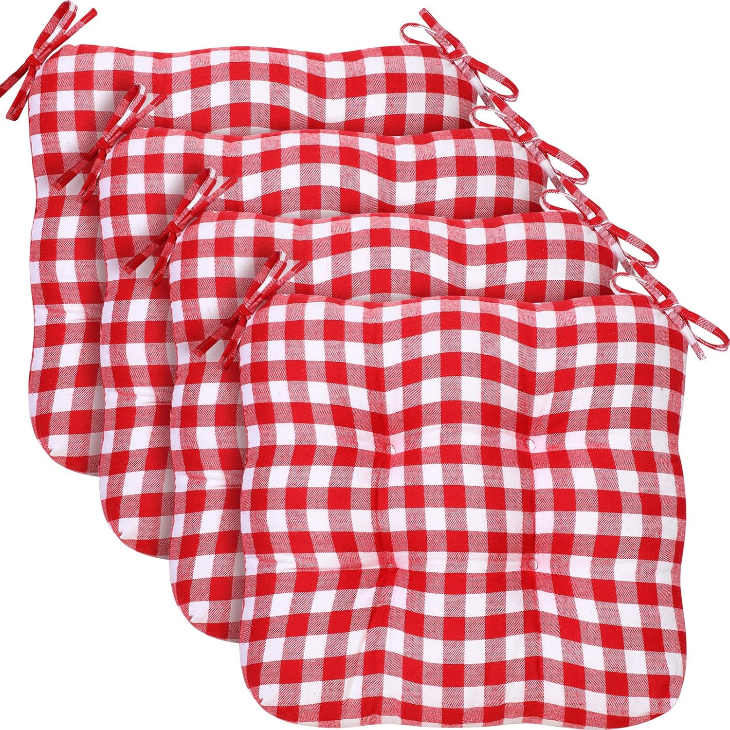 Geetery 4 Pack Chair Cushions for Dining Chair Comfort