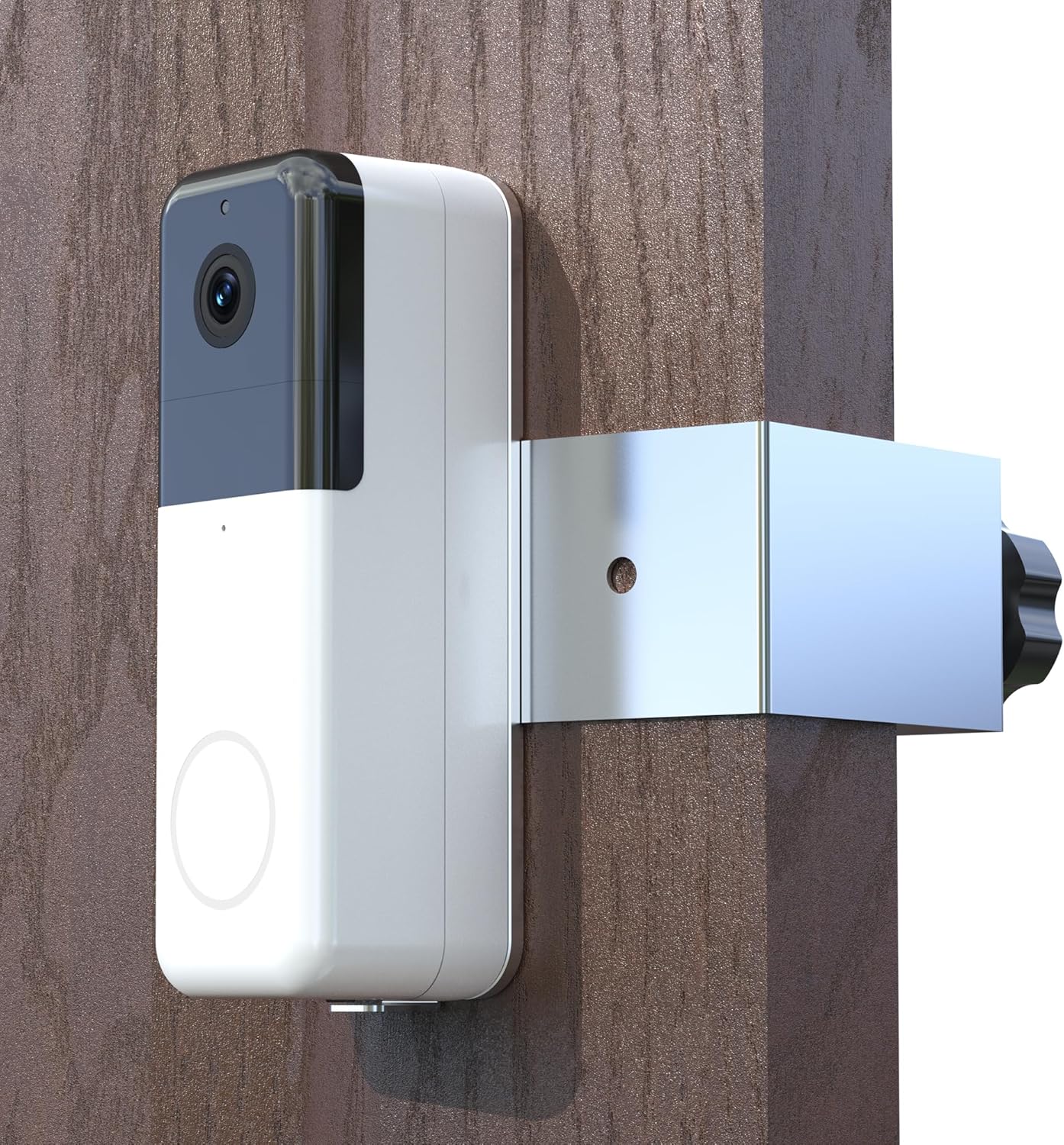 Secure Wyze Doorbell Pro Mount - No Drill, Anti-Theft Design