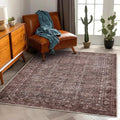Washable Area Rug 4ftx6ft Traditional Floor Cover for Home