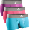 Bulge Enhancing Modal Boxer Briefs 3 Pack for Men - Supportive Pouch