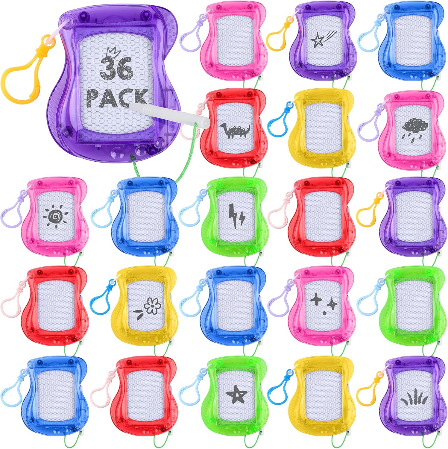 Mini Magnetic Drawing Board Set for Kids - 72 Pieces Fun