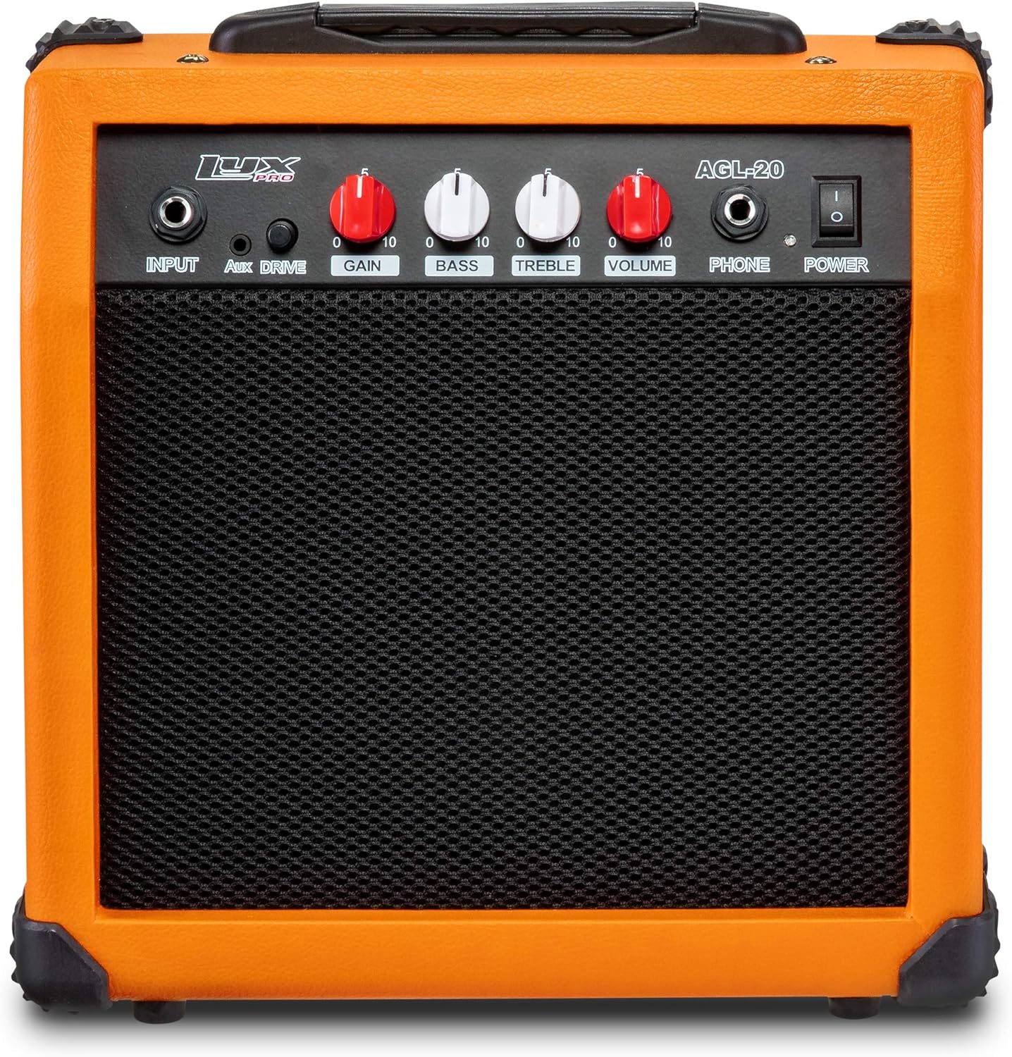 LyxPro Electric Guitar Amp 20 Watt with Headphone Jack and Aux